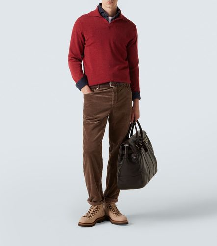 Cashmere polo sweater - Brunello Cucinelli - Modalova