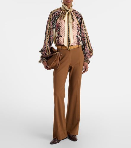 Blusa de sarga de seda estampada - Etro - Modalova