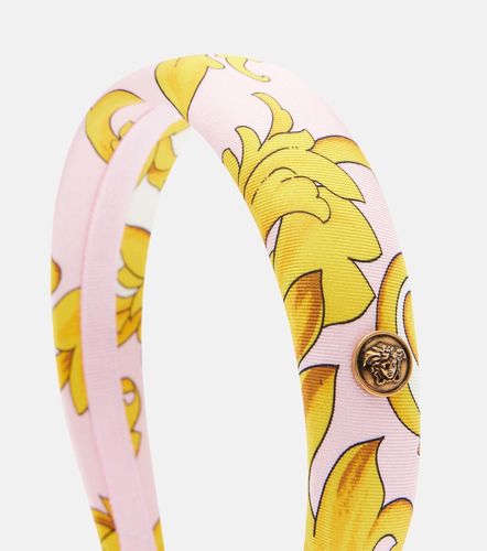 Versace Diadema de seda estampada - Versace - Modalova