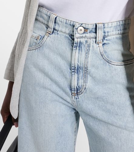 Jeans a gamba larga e vita alta - Brunello Cucinelli - Modalova