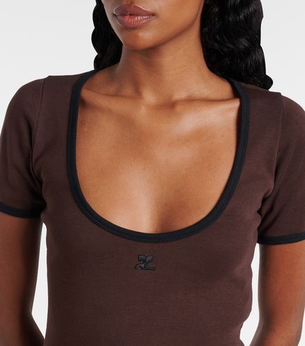Courrèges Vestido corto Holistic de algodón - Courreges - Modalova