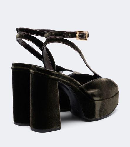 Etro Sandali platform in velluto - Etro - Modalova
