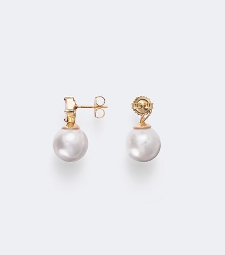 Orecchini in 18kt con perle e diamanti - Suzanne Kalan - Modalova