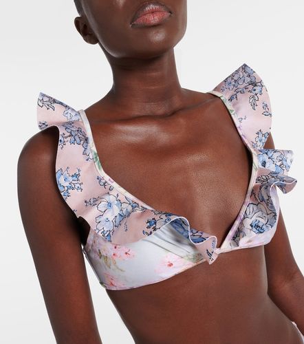 Halliday ruffled floral bikini top - Zimmermann - Modalova