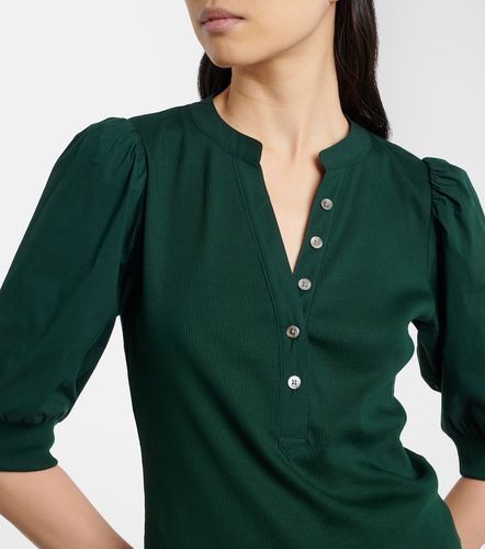 Coralee knitted cotton-blend top - Veronica Beard - Modalova