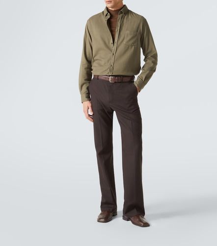 Camicia in flanella di cotone - Sunspel - Modalova