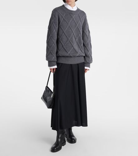 Cable-knit virgin wool sweater - Jil Sander - Modalova