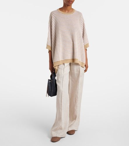 Knitted striped top - Brunello Cucinelli - Modalova