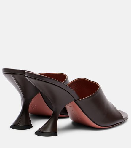 Taylor 90 leather mules - Amina Muaddi - Modalova