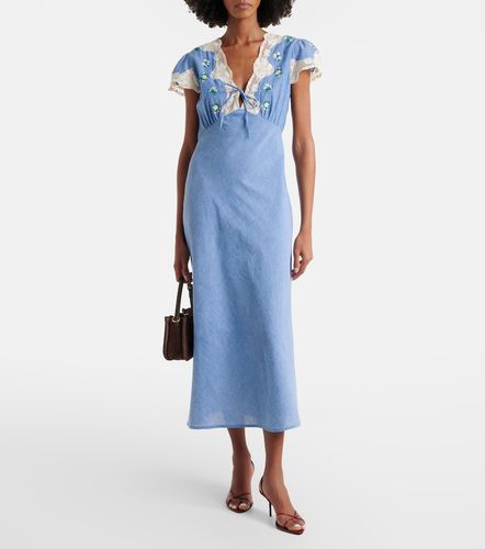 Abito midi Amari con pizzo floreale - Rixo - Modalova