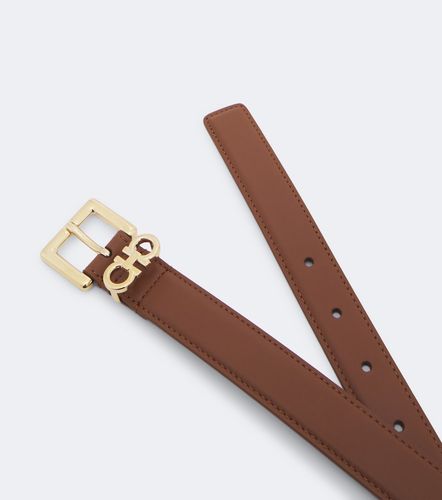 Ferragamo Cinturón Gancini de piel - Ferragamo - Modalova