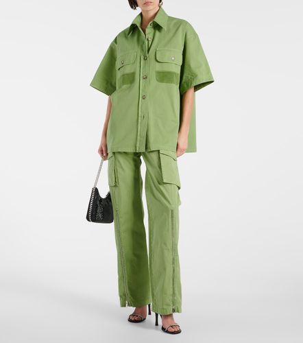 Camicia oversize in canvas di cotone - Stella McCartney - Modalova