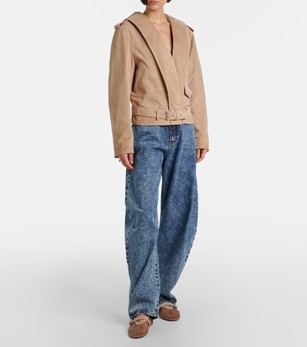 Alaïa Giacca biker in suede - Alaia - Modalova