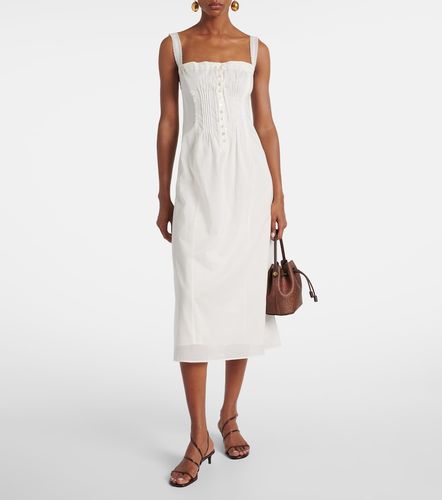 Staud Matilde cotton midi dress - Staud - Modalova
