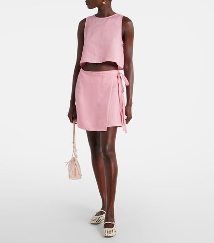 Asceno Positano linen miniskirt - Asceno - Modalova