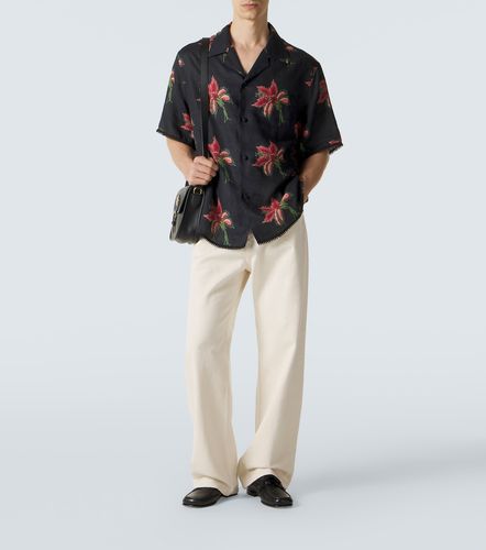 Valentino Camicia bowling in lino - Valentino - Modalova