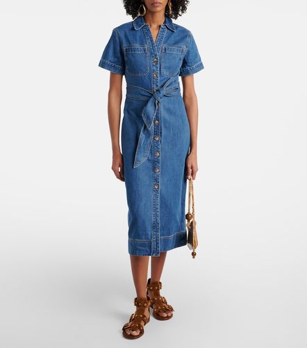 Vestido camisero Tabby de algodón - Veronica Beard - Modalova