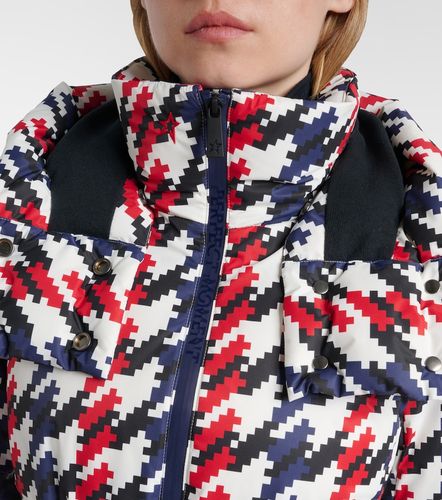 Candice houndstooth down ski jacket - Perfect Moment - Modalova