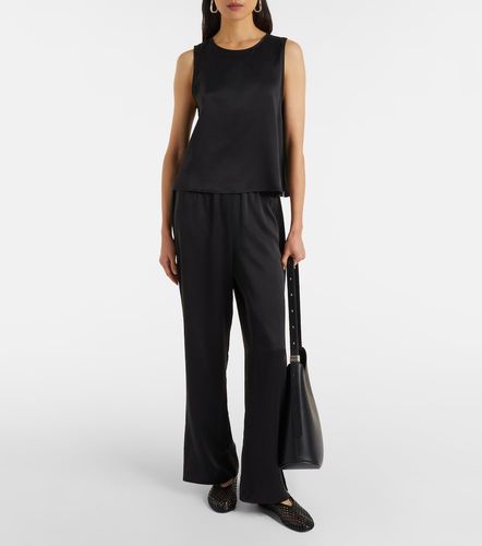 Sofia silk charmeuse tank top - Asceno - Modalova