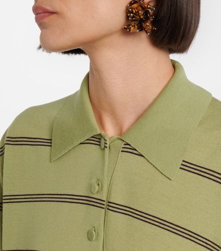 Striped wool polo sweater - Dries Van Noten - Modalova