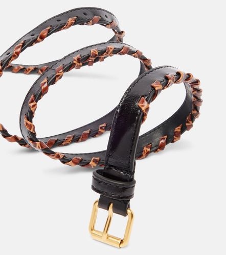 Braided leather belt - Dries Van Noten - Modalova