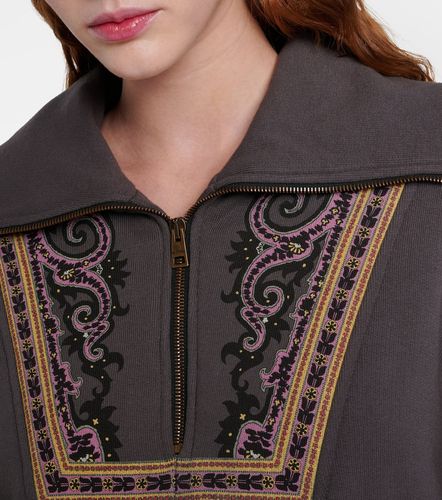 Printed cotton half-zip sweatshirt - Etro - Modalova