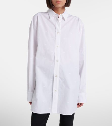 Camisa oversized de popelín de algodón - Gucci - Modalova