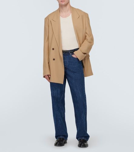 Jeans anchos con lavado mármol - Dries Van Noten - Modalova