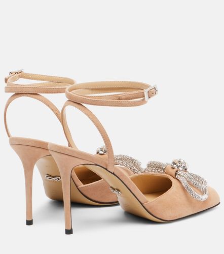 Double Bow 95 suede pumps - Mach & Mach - Modalova
