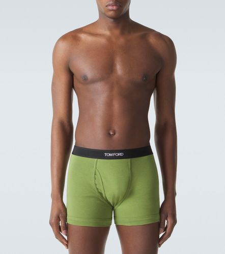 Boxer in misto cotone con logo - Tom Ford - Modalova
