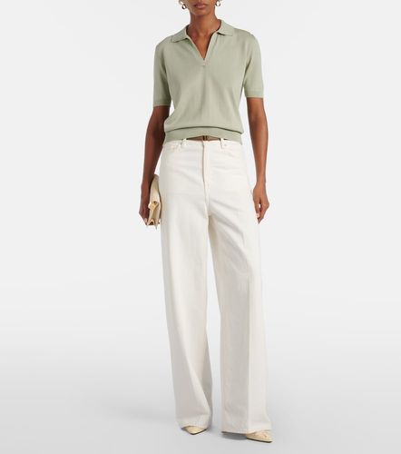 Polo Clay de algodón y seda cropped - Altuzarra - Modalova