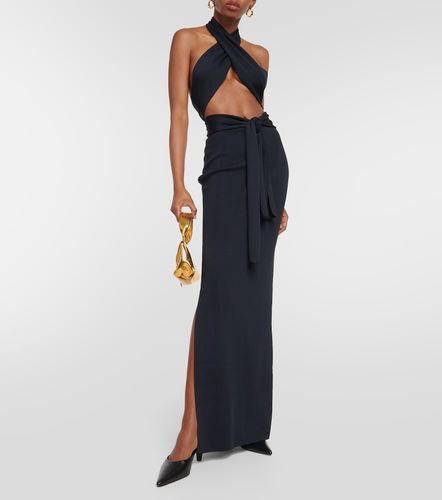 Acis halterneck knit maxi dress - Aya Muse - Modalova