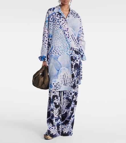 Camisa de gasa de algodón estampada - Dries Van Noten - Modalova