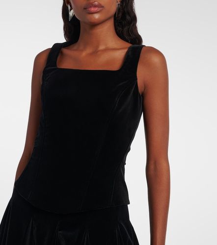 Top bustier in velluto di cotone - Max Mara - Modalova