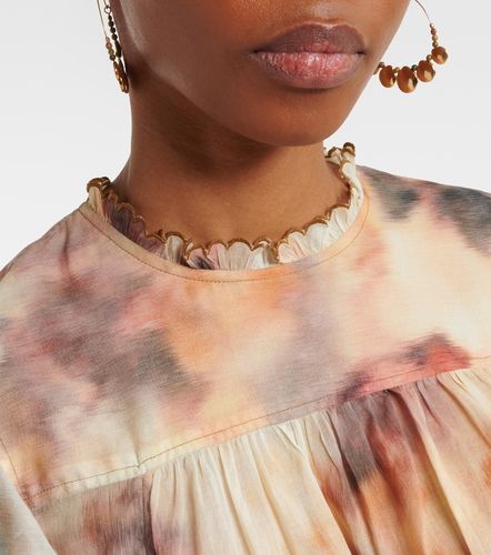Top Daliyane de algodón estampado - Marant Etoile - Modalova