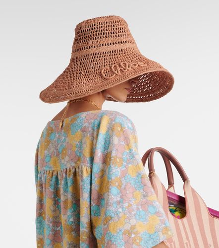 Chloe Logo raffia sunhat - Chloe - Modalova