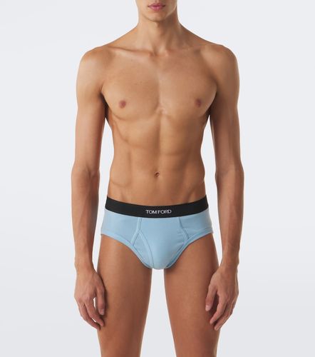 Slip in misto cotone con logo - Tom Ford - Modalova