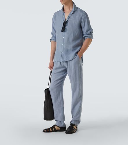 Pantaloni regular in lino - Thom Sweeney - Modalova