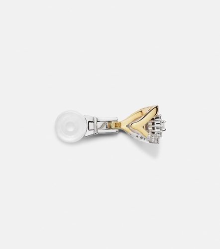 Whisper Ear 18kt single ear cuff with diamonds - Yeprem - Modalova