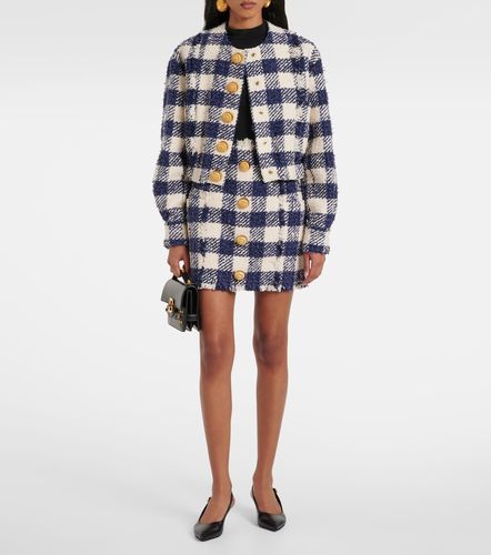 Balmain Checked tweed jacket - Balmain - Modalova