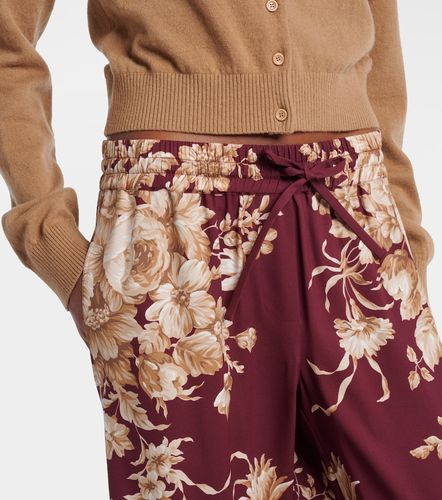 Pantaloni a gamba larga in misto seta - Dolce&Gabbana - Modalova