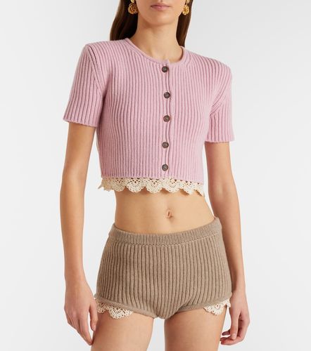 Top de cachemir con croché - Magda Butrym - Modalova