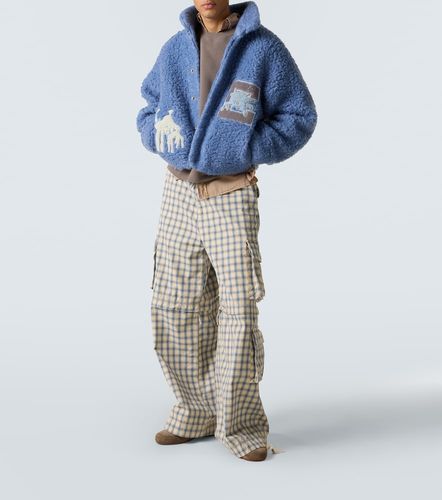 Pantalones cargo de algodón a cuadros - ERL - Modalova