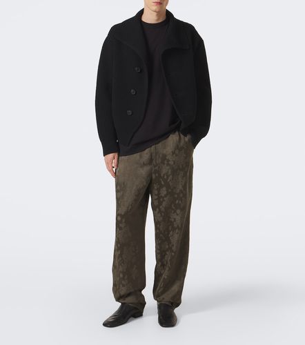 Pantalones rectos de jacquard - Dries Van Noten - Modalova