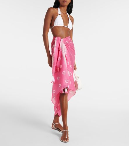 Pareo de playa de algodón tie-dye - Anna Kosturova - Modalova