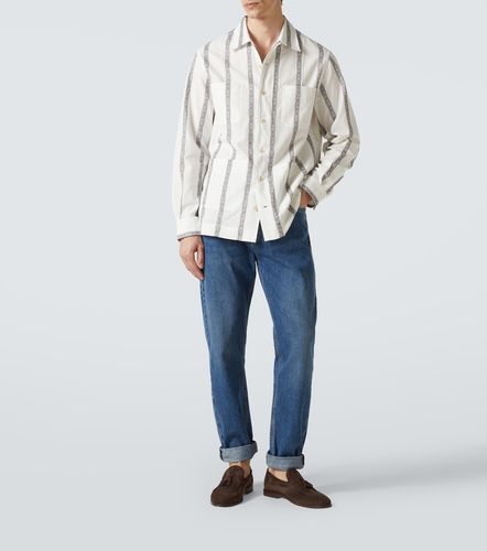 Camicia in cotone a righe - Brunello Cucinelli - Modalova