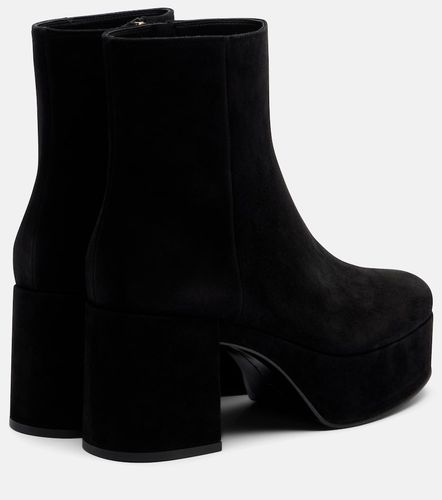 Sally suede platform ankle boots - Gianvito Rossi - Modalova