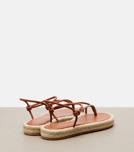 Leather espadrille sandals - Gianvito Rossi - Modalova