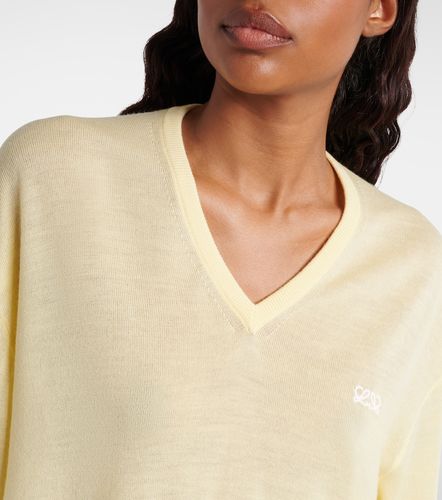 Double L asymmetric wool sweater - Loewe - Modalova