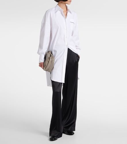 Silk-blend wide-leg pants - Brunello Cucinelli - Modalova